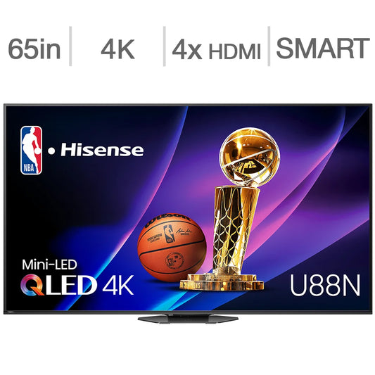 Hisense 65" Class - U88N Series - 4K QLED Mini LED Pro TV - Open Box