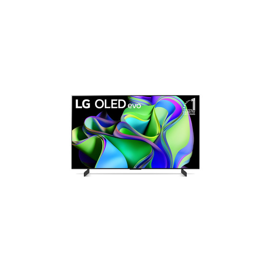LG OLED42C3PUA 42" evo C3 OLED 4K TV - Front View | Open Box